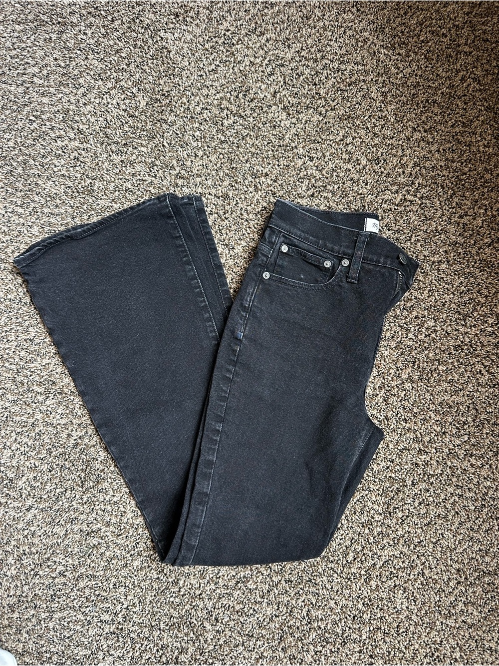 Madewell “The Perfect Vintage Flare” Black Women's Jeans - High-Rise